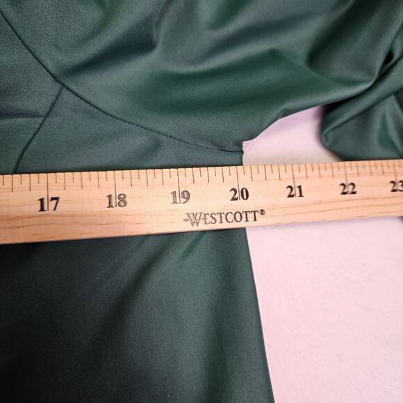 Jude Connally Tammi Dress Womens M Evergreen Tiered Cocktail Holiday Party Mini - Picture 14 of 16